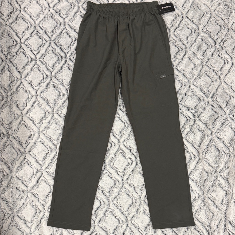 Eddie Bauer Men's Dark Gray Tech Pants - NWT